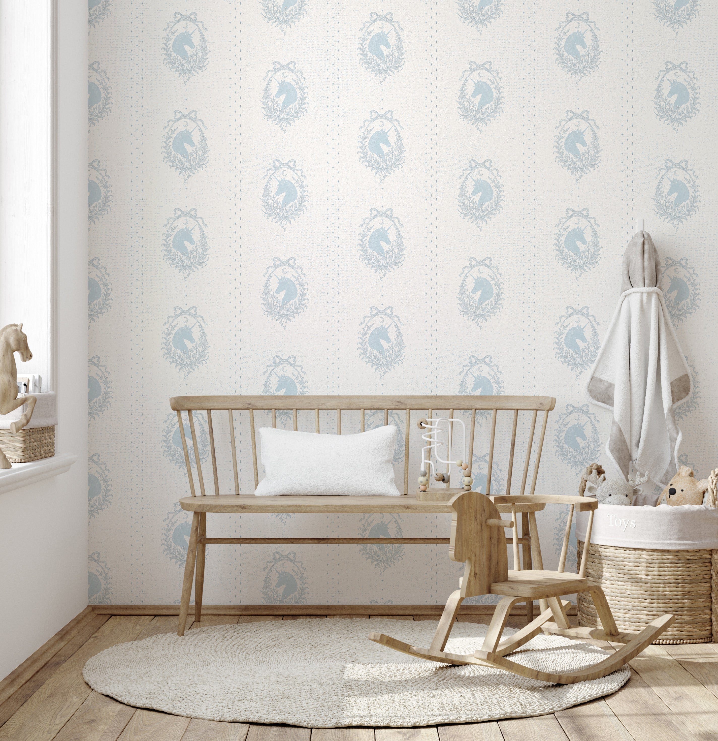 Bluette Wallpaper by The Feral Flower