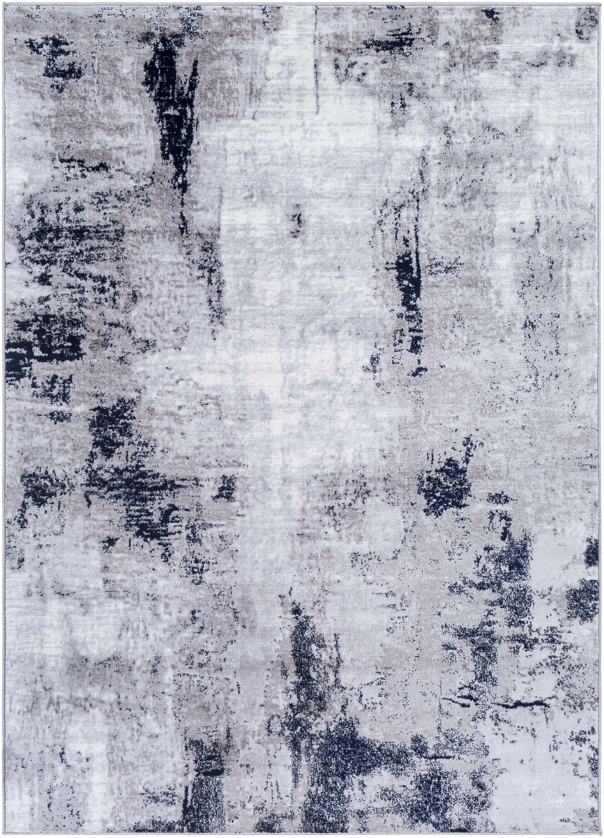 Limao Abstract Denim Area Rug - Clearance