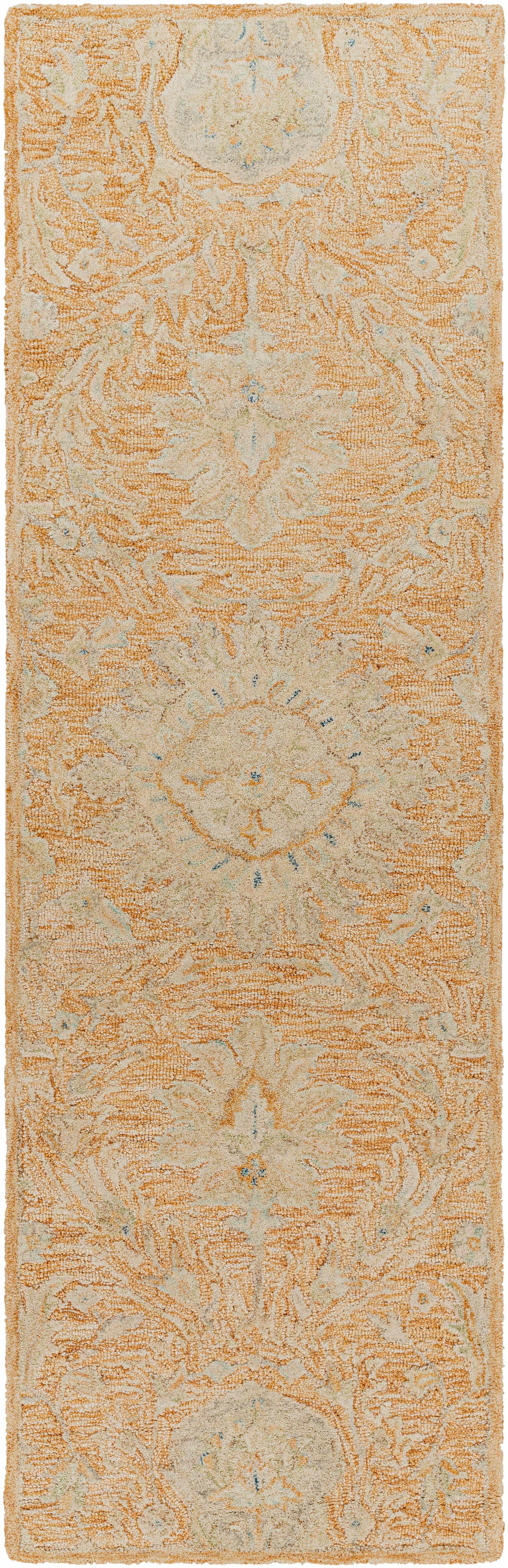 Lonoy 2x3 Small Coral Wool Carpet - Clearance
