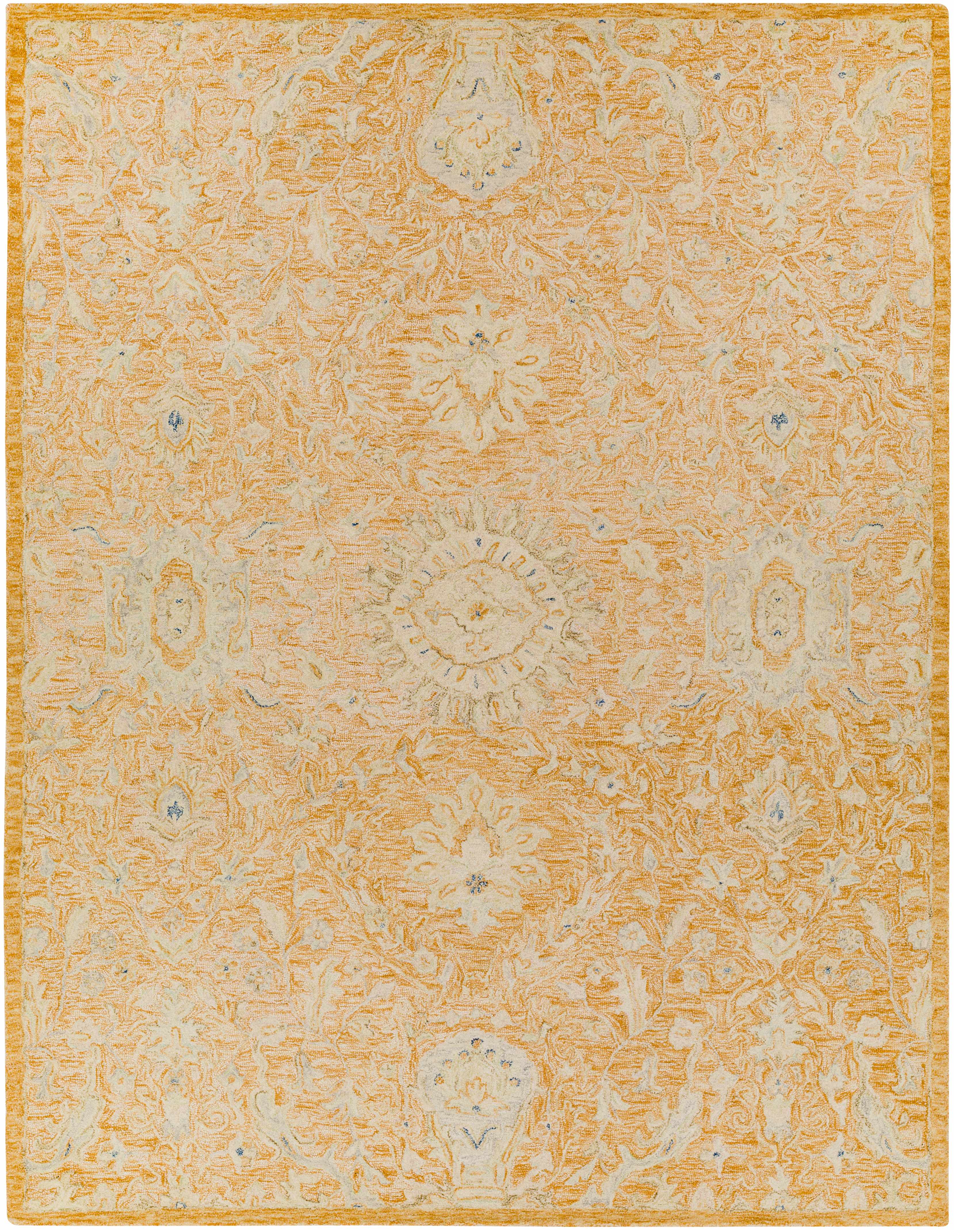 Lonoy 2x3 Small Coral Wool Carpet - Clearance
