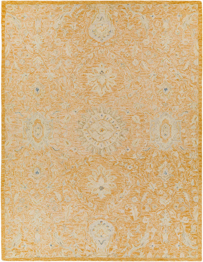 Lonoy 2x3 Small Coral Wool Carpet - Clearance
