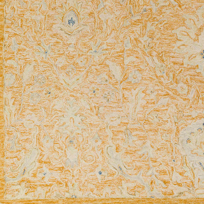 Lonoy 2x3 Small Coral Wool Carpet - Clearance