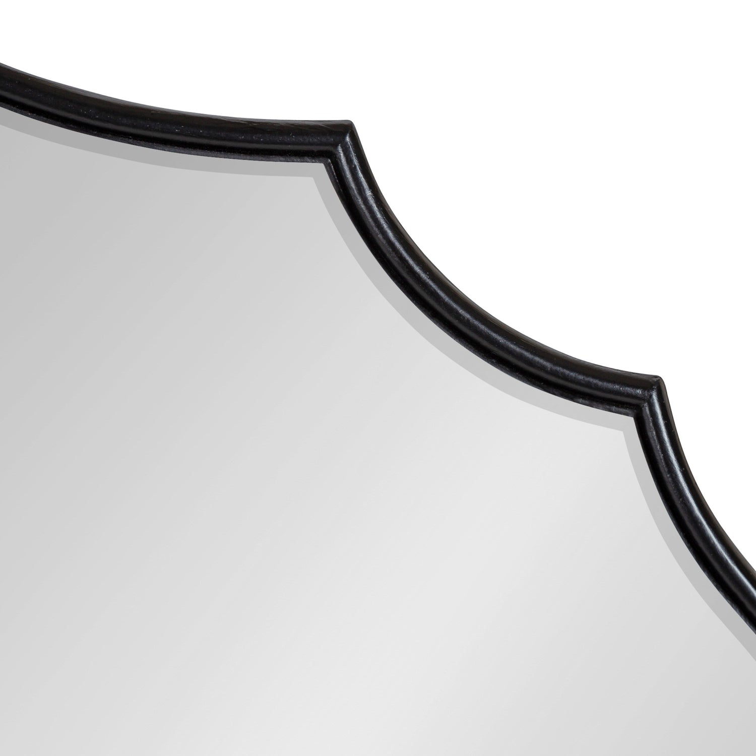 Leanna Scalloped Oval Wall Mirror