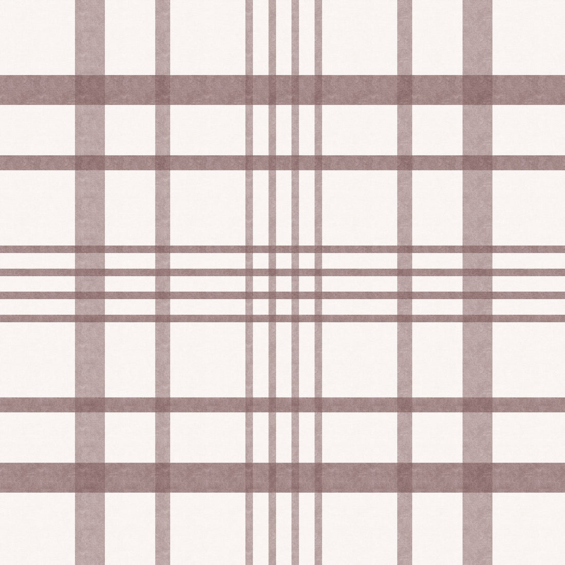 Ashford Plaid (Maroon) Wallpaper