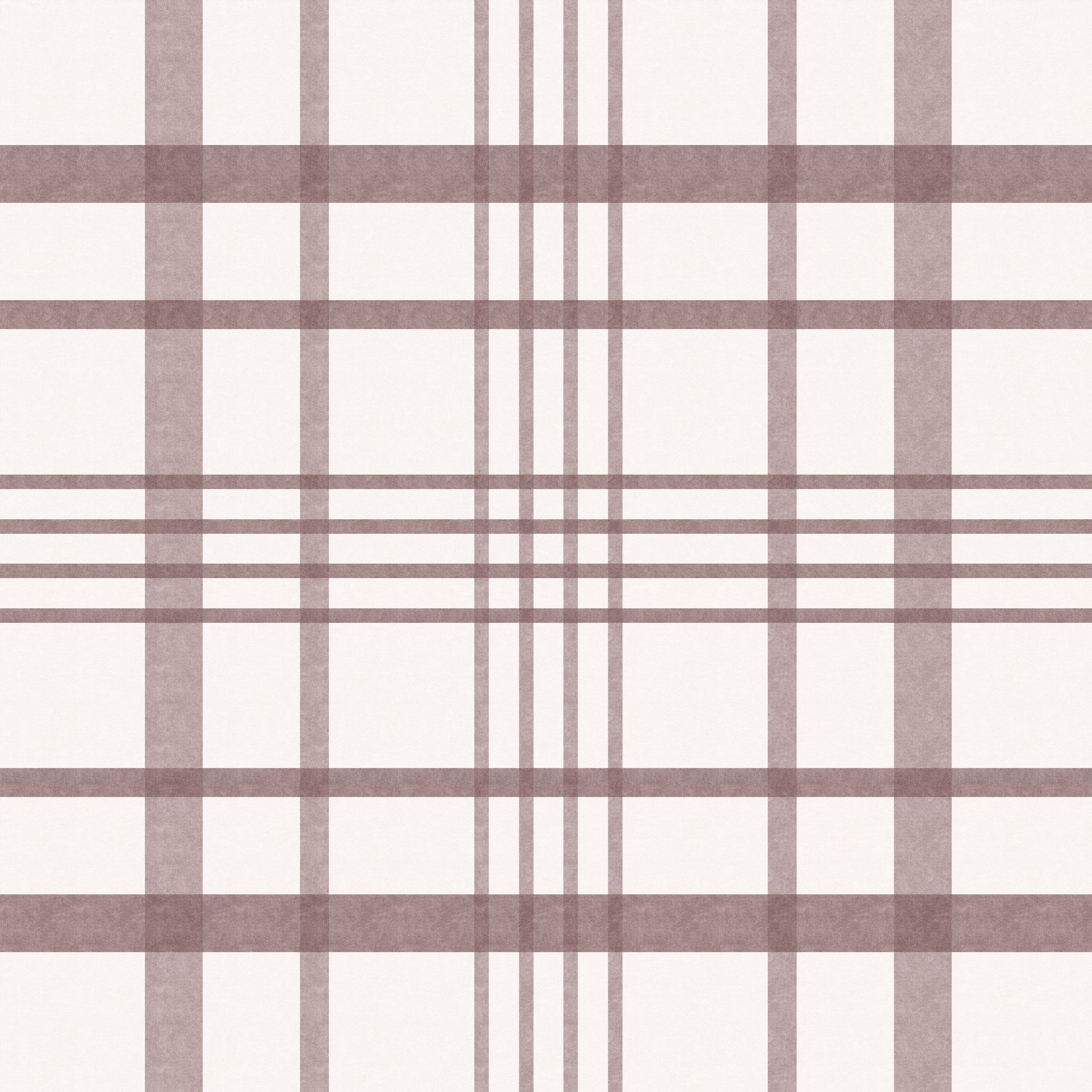 Ashford Plaid (Maroon) Wallpaper