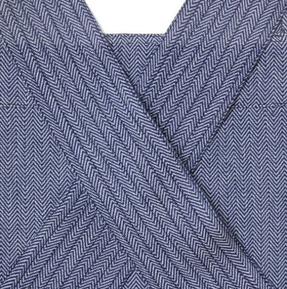 MARTHA by Martha Stewart Blue Herringbone Smock Apron