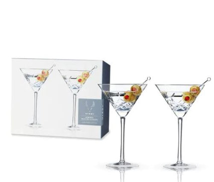 Admiral Crystal Martini Glasses