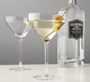 Raye Angled Crystal Martini Glasses