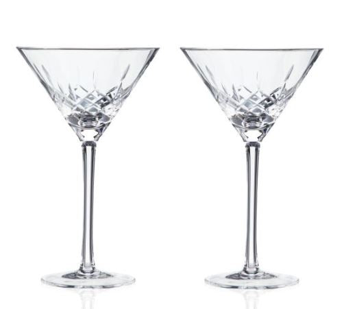 Admiral Crystal Martini Glasses