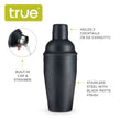 Matte Black Cocktail Shaker