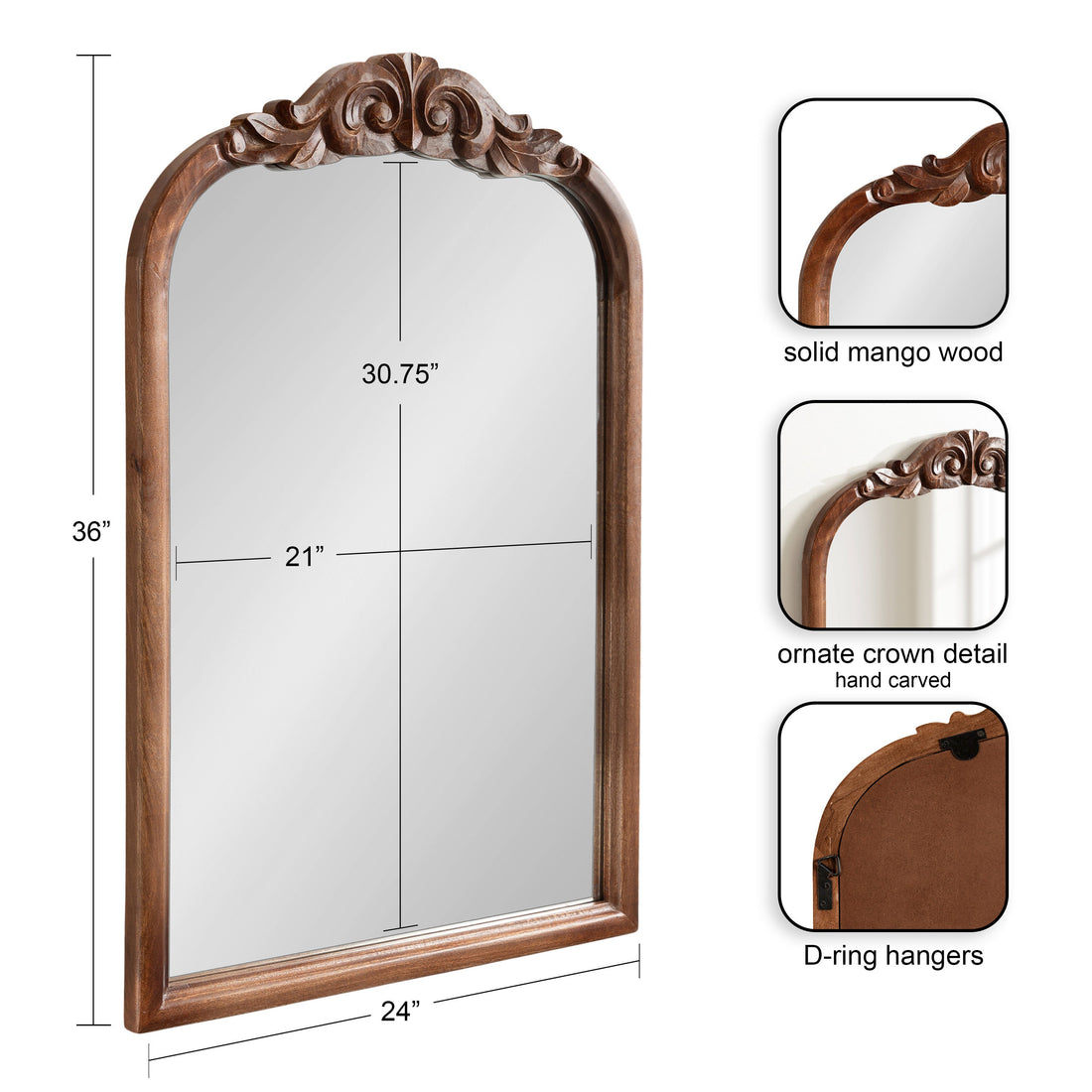 Arendahl Wood Arch Mirror