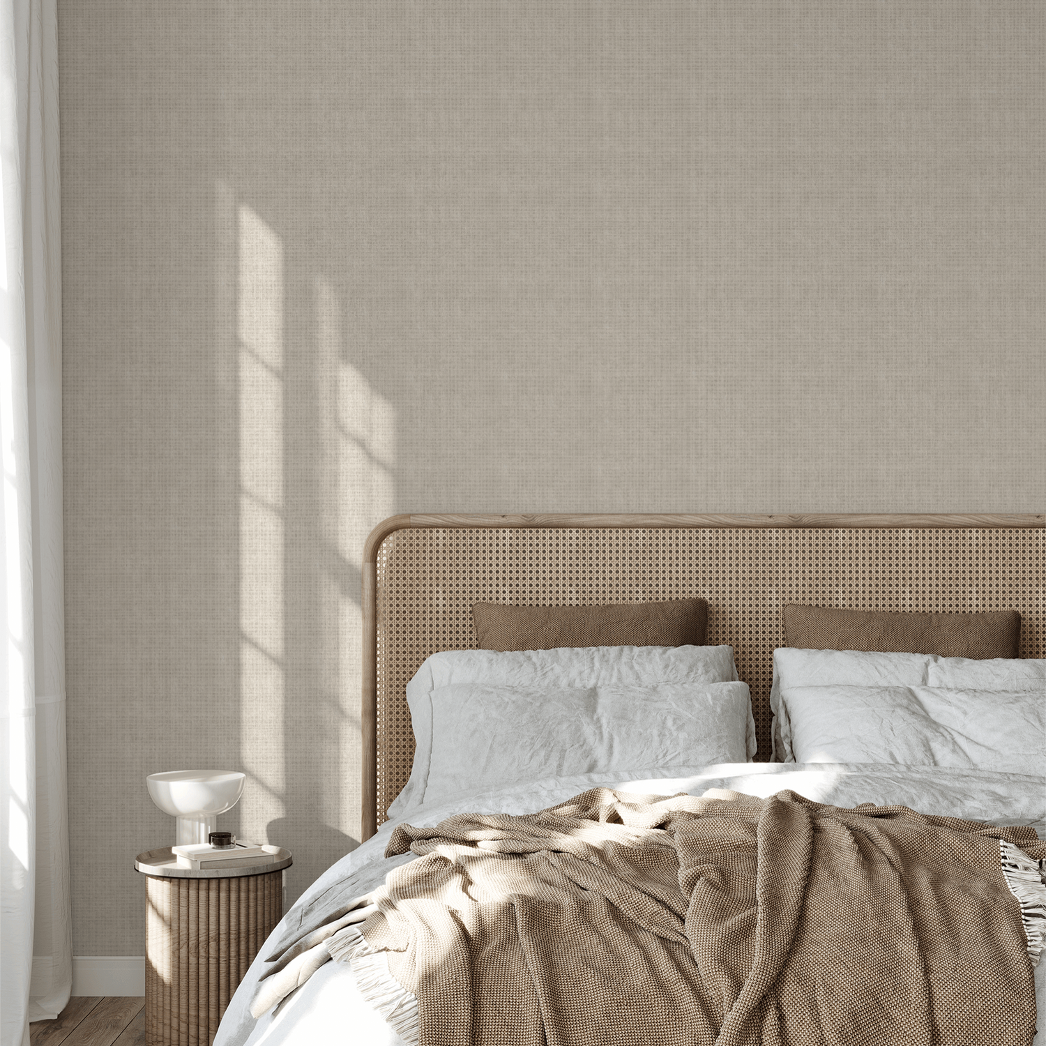 Simply Woven Linen Wallpaper