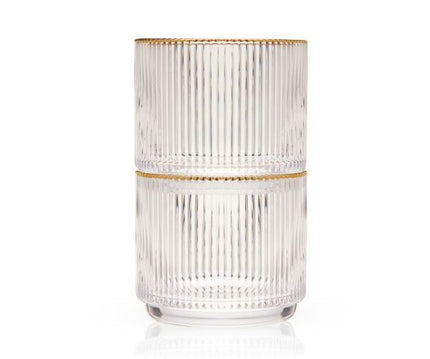 Meridian Crystal Lowball Tumblers