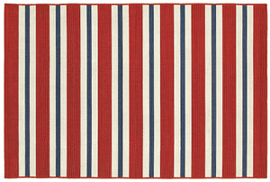 Meridian- Striped Red & Blue