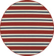 Meridian- Striped Red & Blue