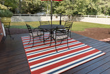 Meridian- Striped Red & Blue