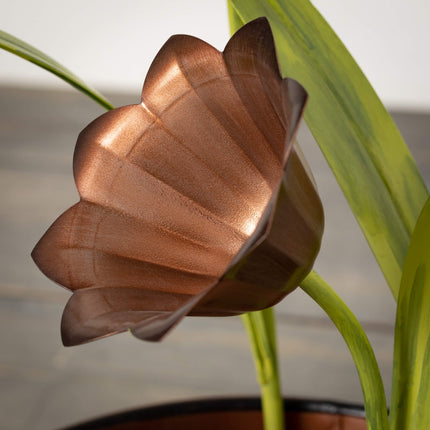 COPPER TULIP WATER FOUNTAIN