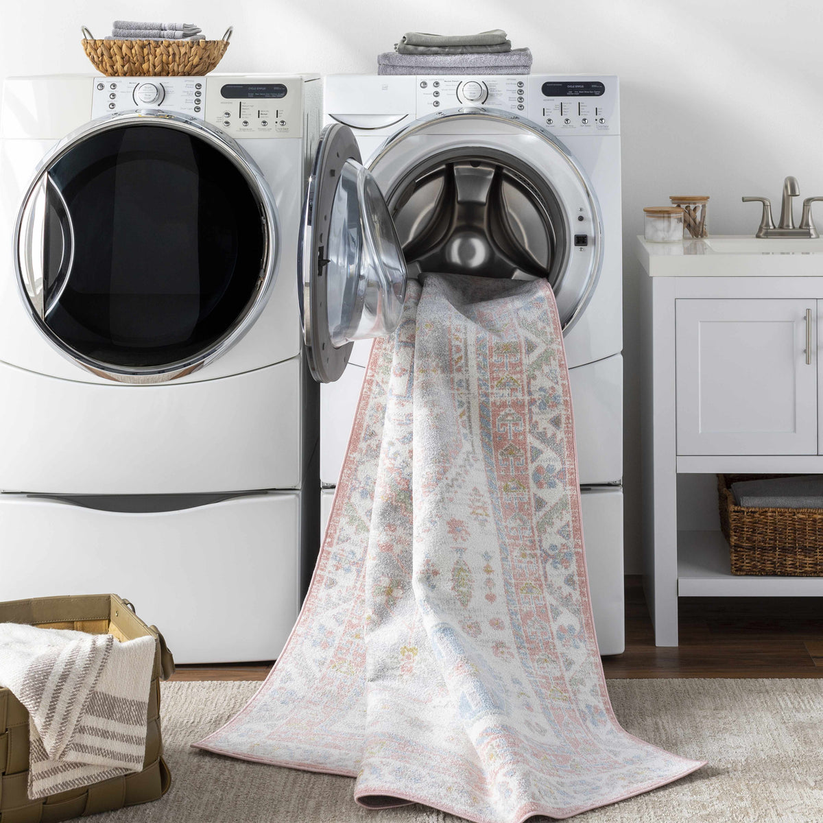 Maha Washable Area Rug - Clearance