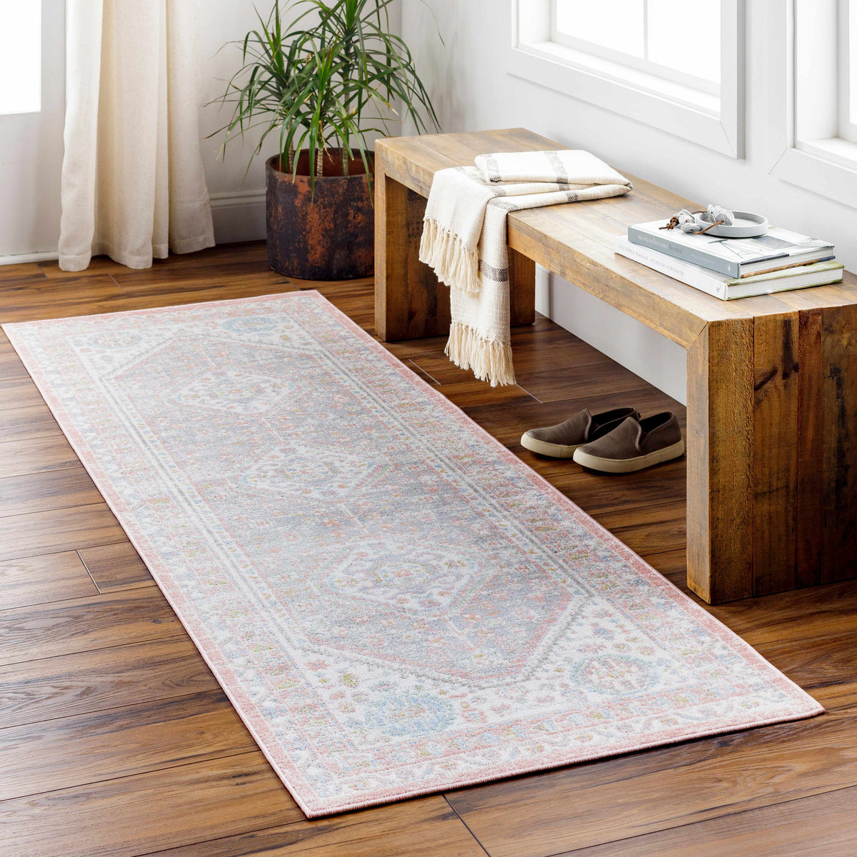 Maha Washable Area Rug - Clearance