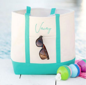 Vacay Mint Everyday Tote