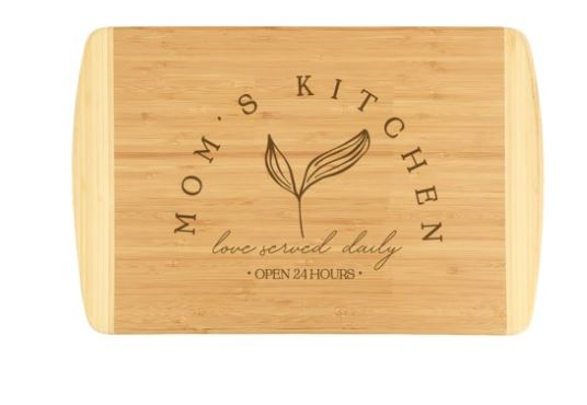 Mom's Kitchen Two-Toned Cutting Board