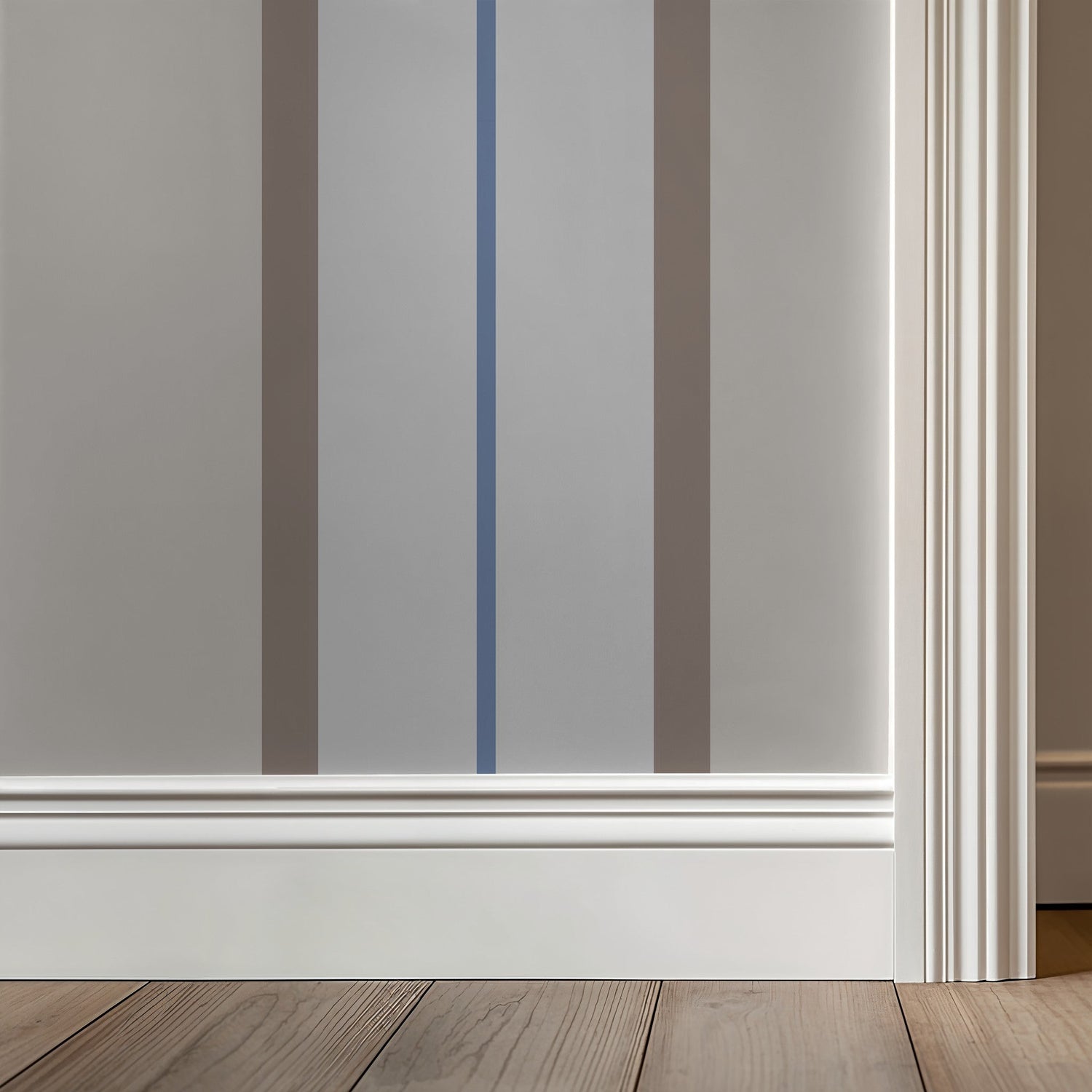 Montclair Stripes (Blue) Wallpaper