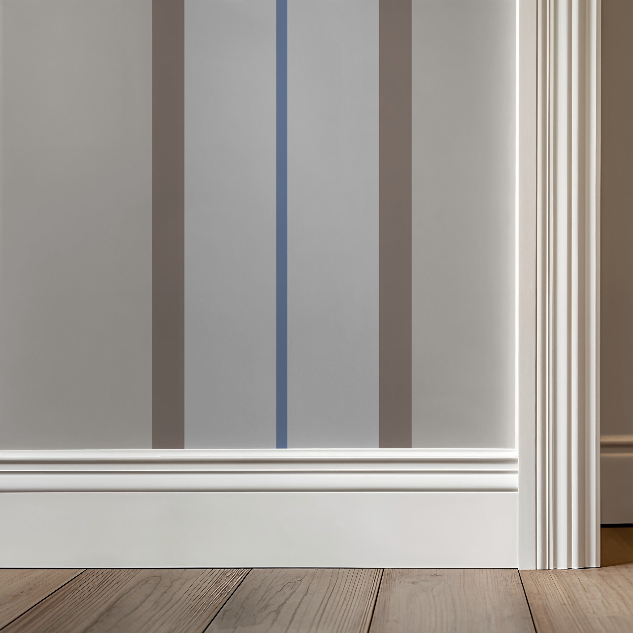 Montclair Stripes (Blue) Wallpaper