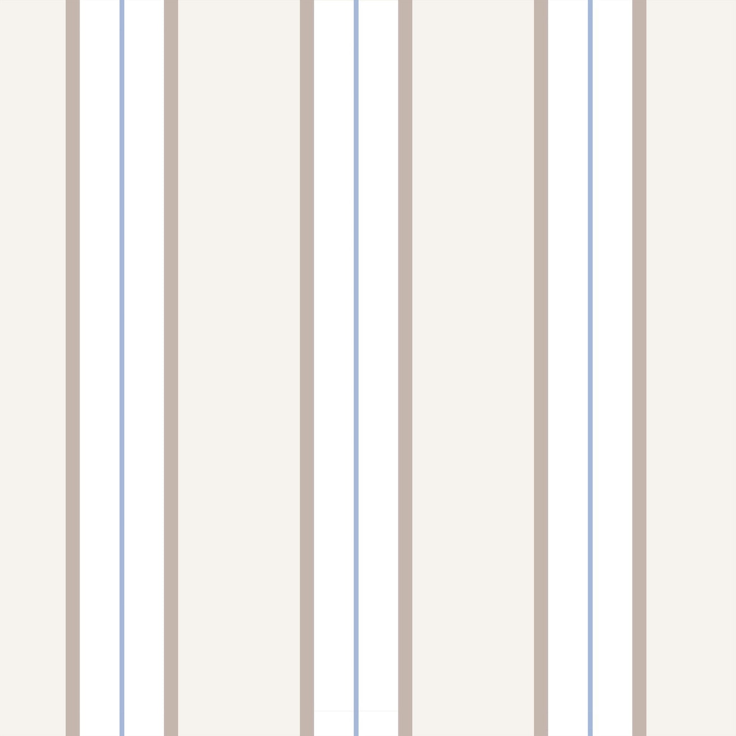Montclair Stripes (Blue) Wallpaper