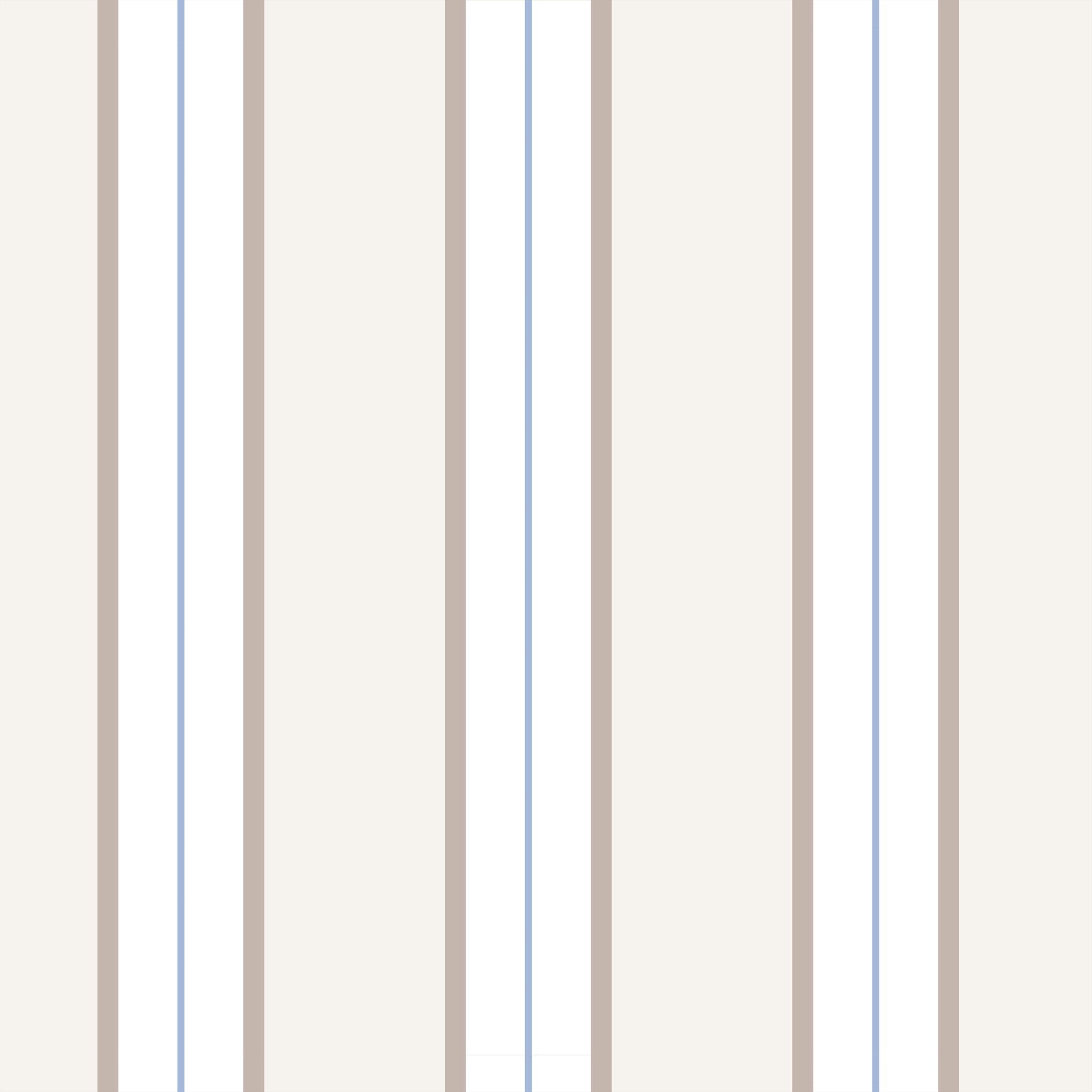 Montclair Stripes (Blue) Wallpaper
