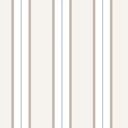Montclair Stripes (Blue) Wallpaper