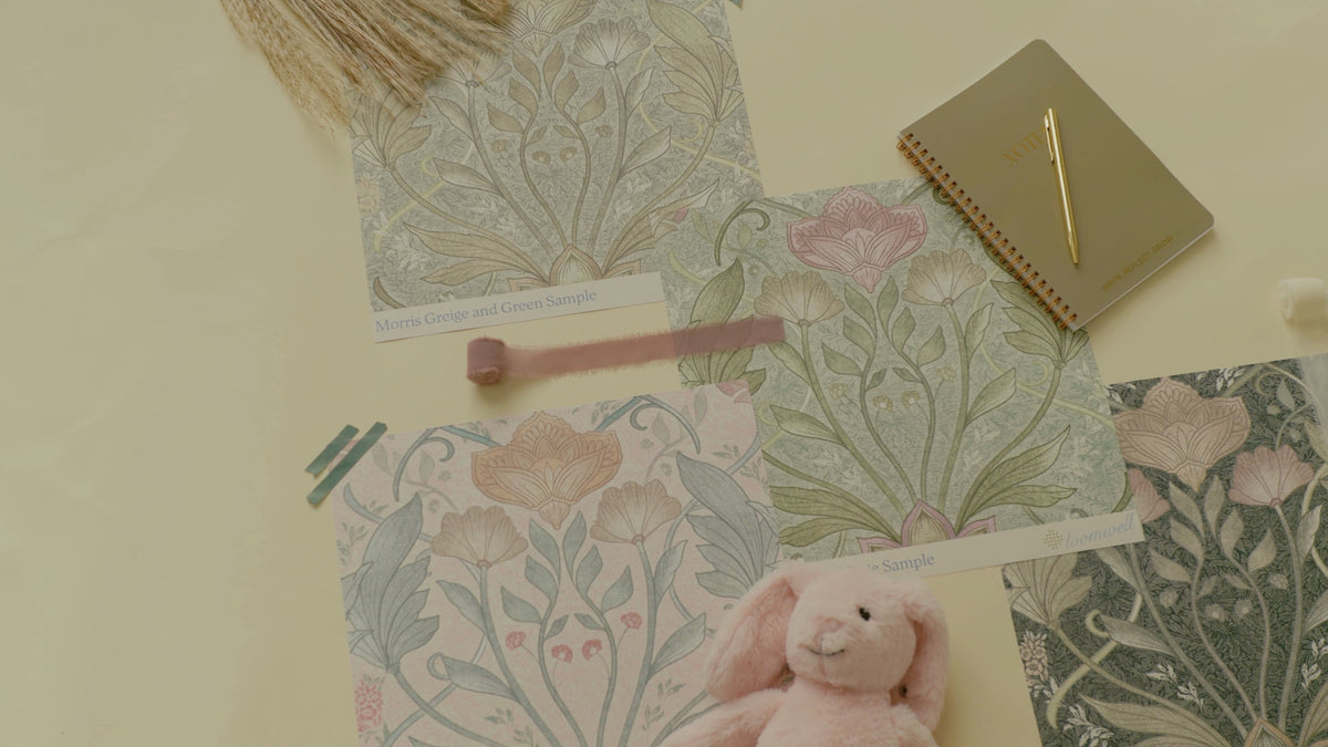 Morris Wallpaper by Aynsley Ovard x Bloomery Decor