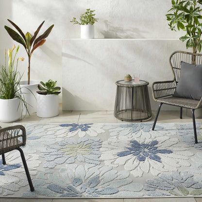 Minga Cream Outdoor Area Rug - Clearance