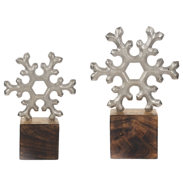 Snowflake Figurine Set (2 pc. set)