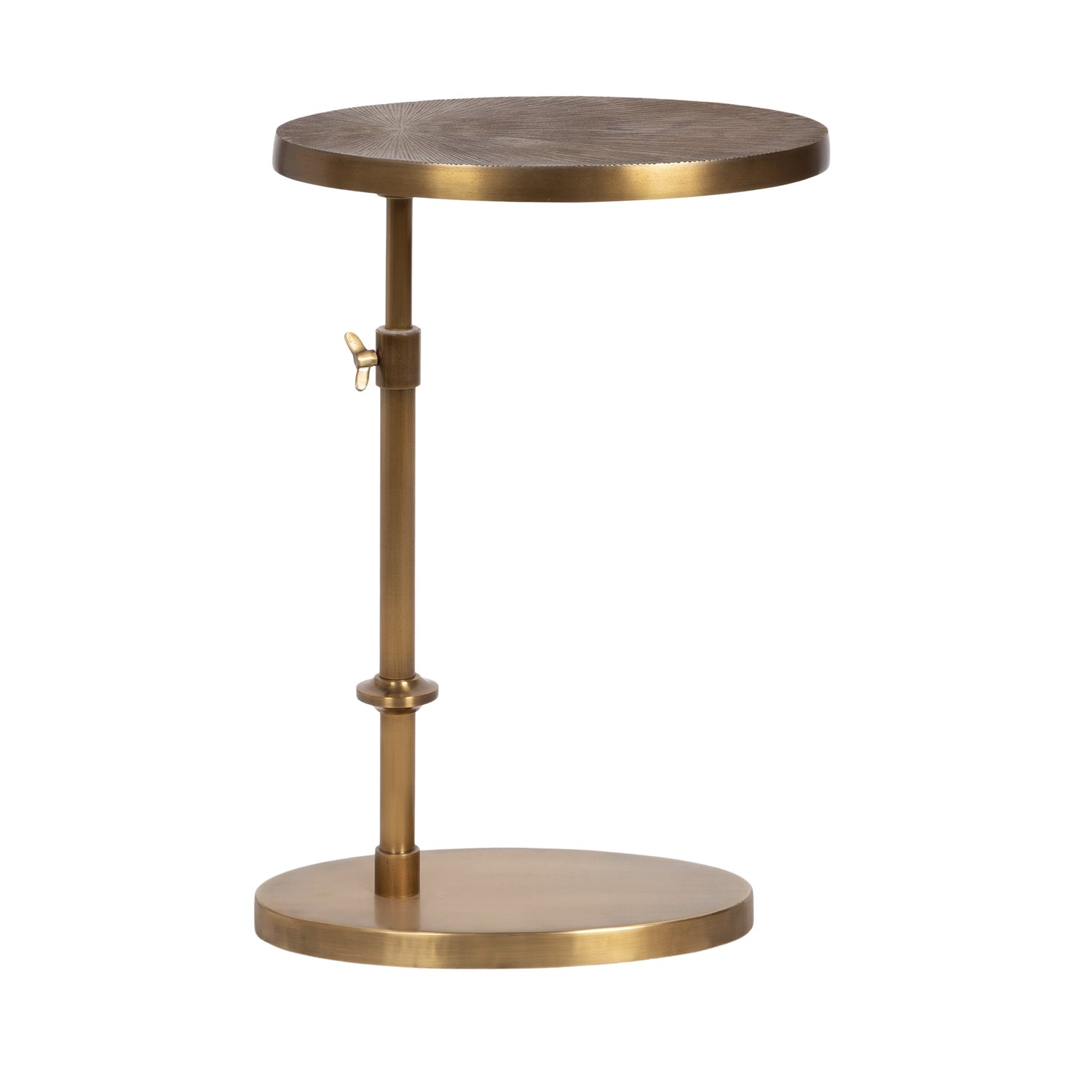 Engles Adjustable Oval Metal Table