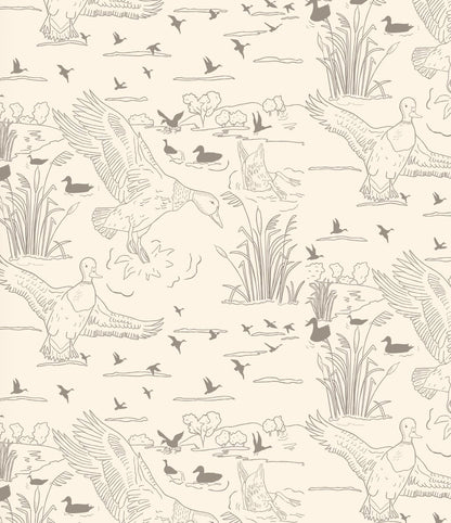Wallace Wallpaper by Painted Hawk Design
