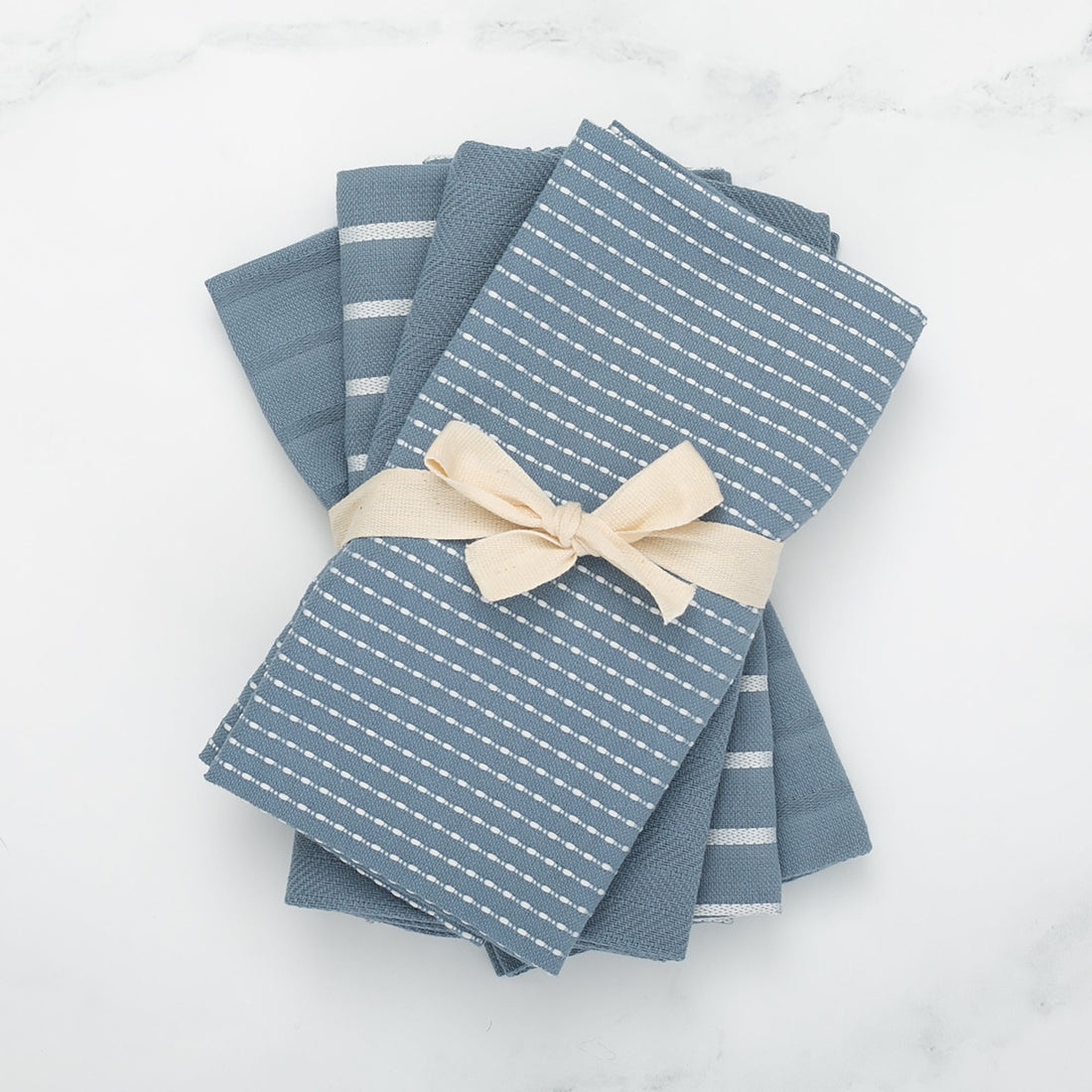 To Each Their Own napkin set - Borage &amp; White