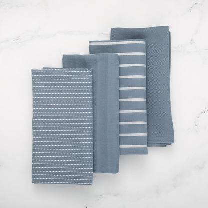To Each Their Own napkin set - Borage &amp; White