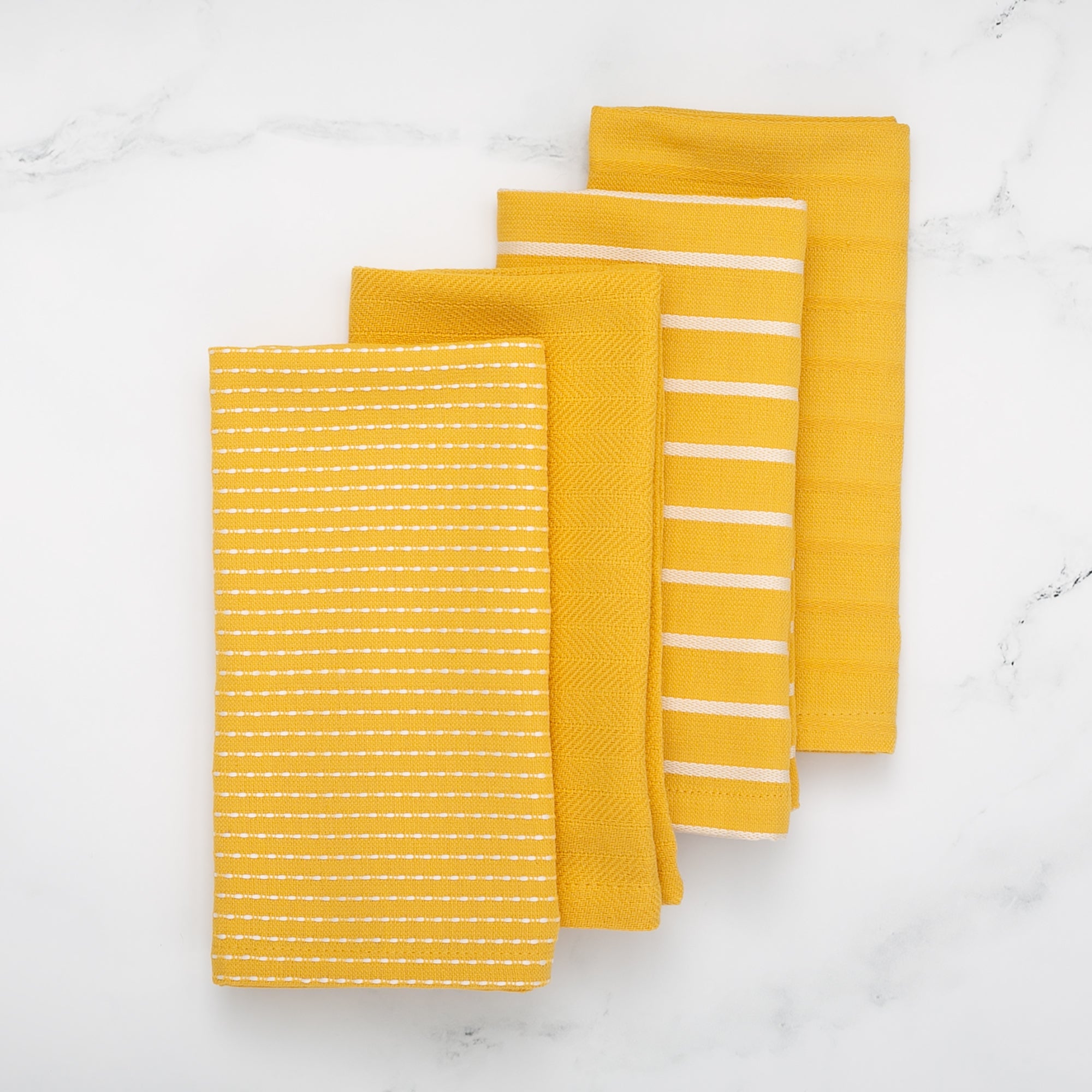 To Each Their Own napkin set - Turmeric &amp; White