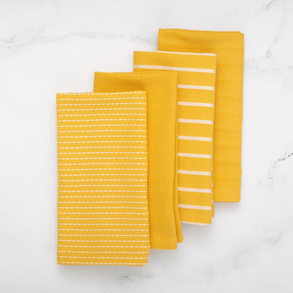 To Each Their Own napkin set - Turmeric &amp; White