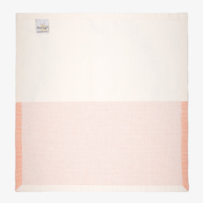 The Stripe Collection Napkins Natural Cotton &amp; Persimmon