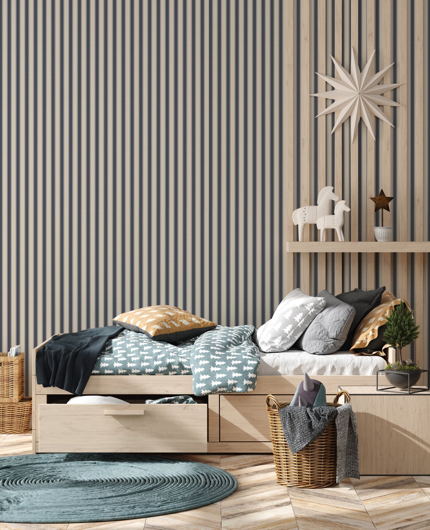 Curt Wallpaper by Hailey Kiefer Designs