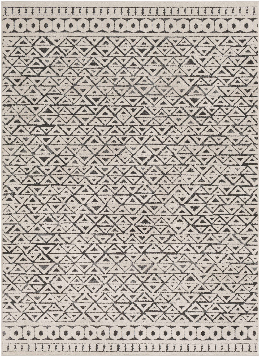 Naylor Beige/Charcoal Rug - Clearance