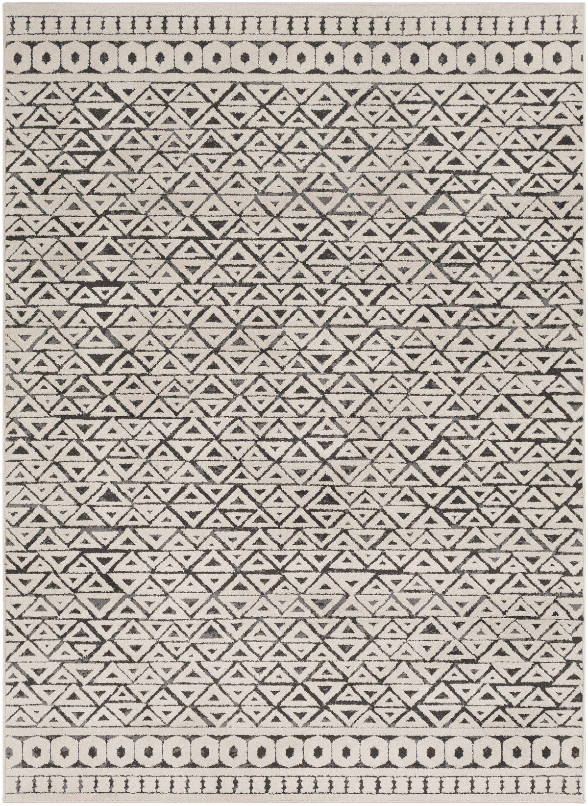 Naylor Beige/Charcoal Rug - Clearance