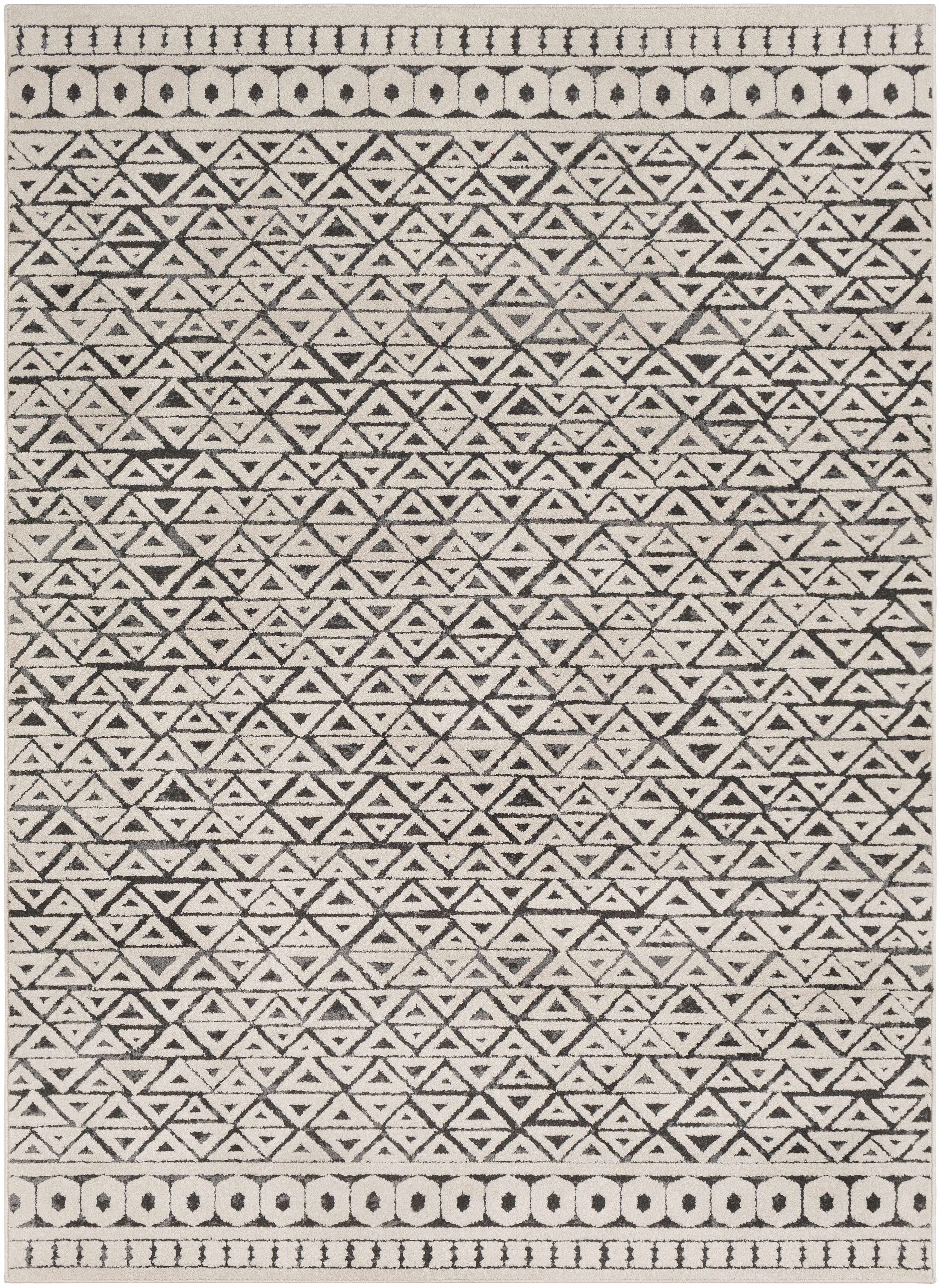 Naylor Beige/Charcoal Rug - Clearance