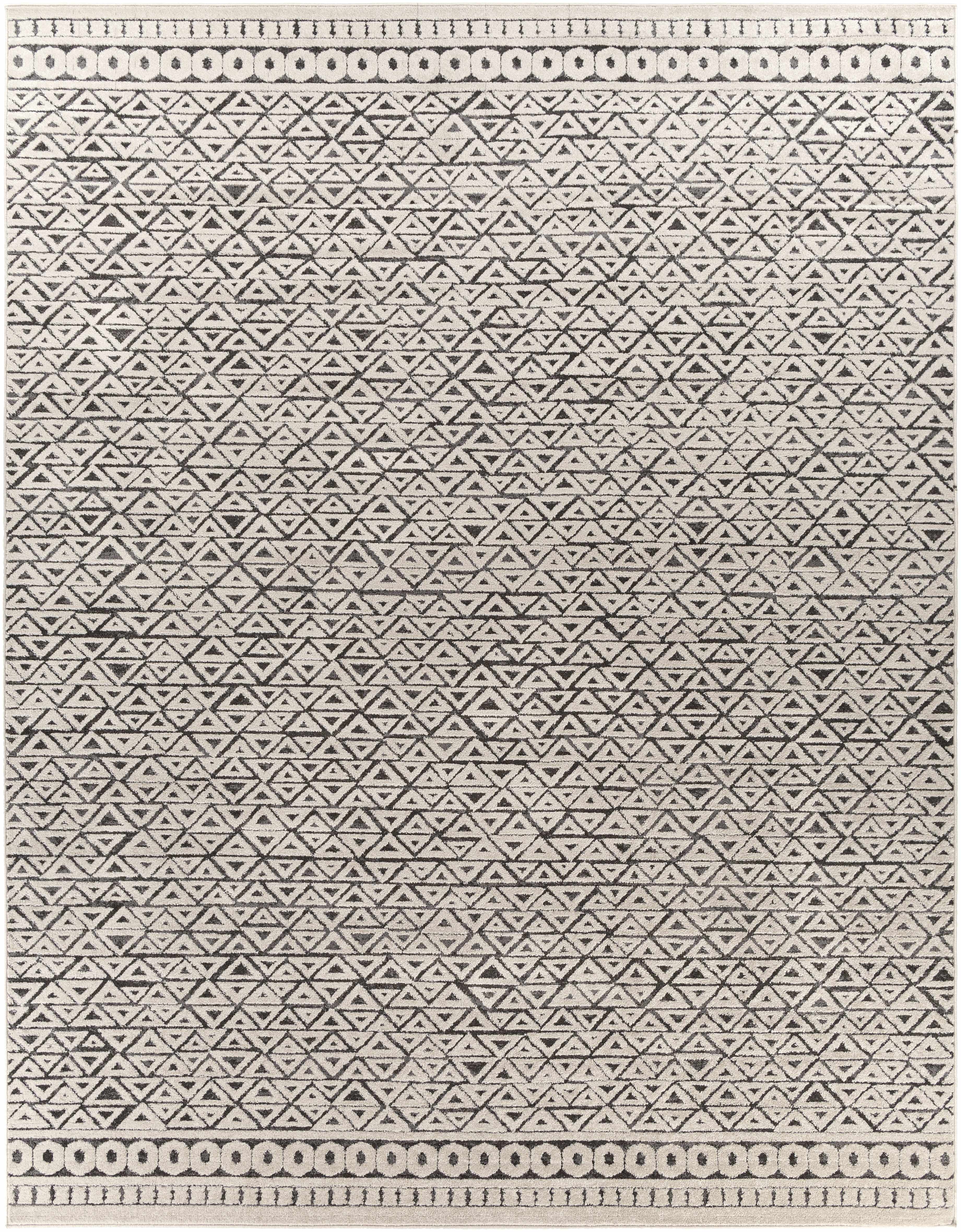 Naylor Beige/Charcoal Rug - Clearance