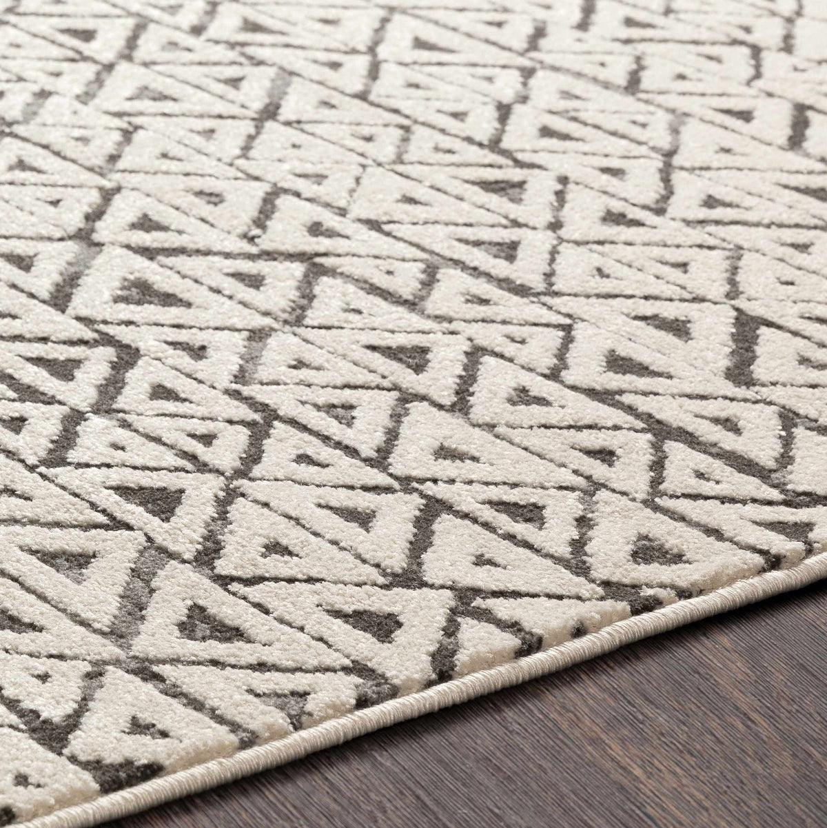 Naylor Beige/Charcoal Rug - Clearance