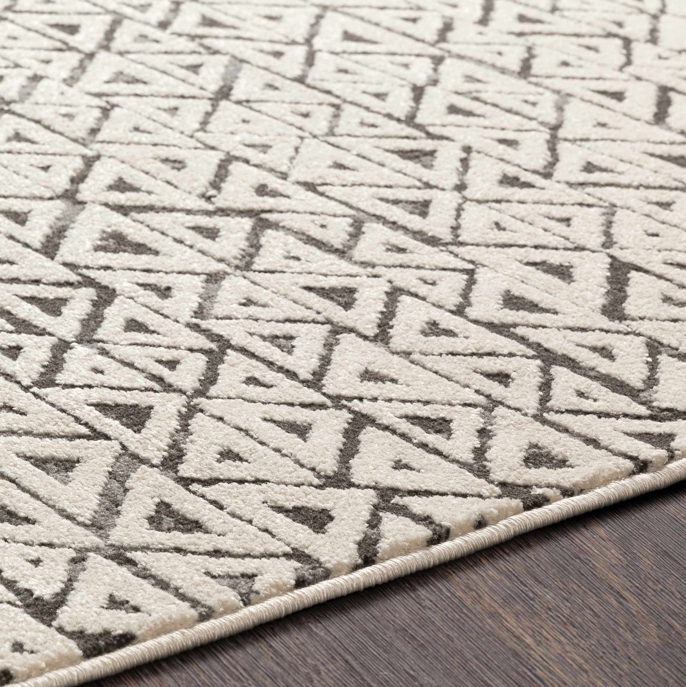 Naylor Beige/Charcoal Rug - Clearance