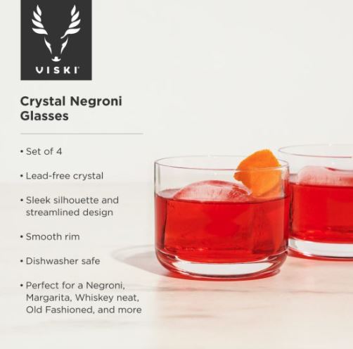 Crystal Negroni Glasses