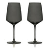 Reserve Nouveau Crystal Wine Glasses in Smoke - Set of 2