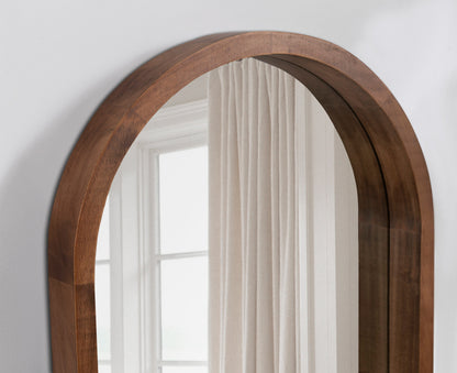 Hutton Wood Framed Arch Mirror